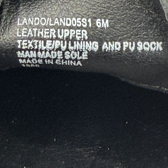 Steve Madden Lando Lug Sole Platform Loafers Black Patent Leather Academia Sz 6 - Picture 8 of 8